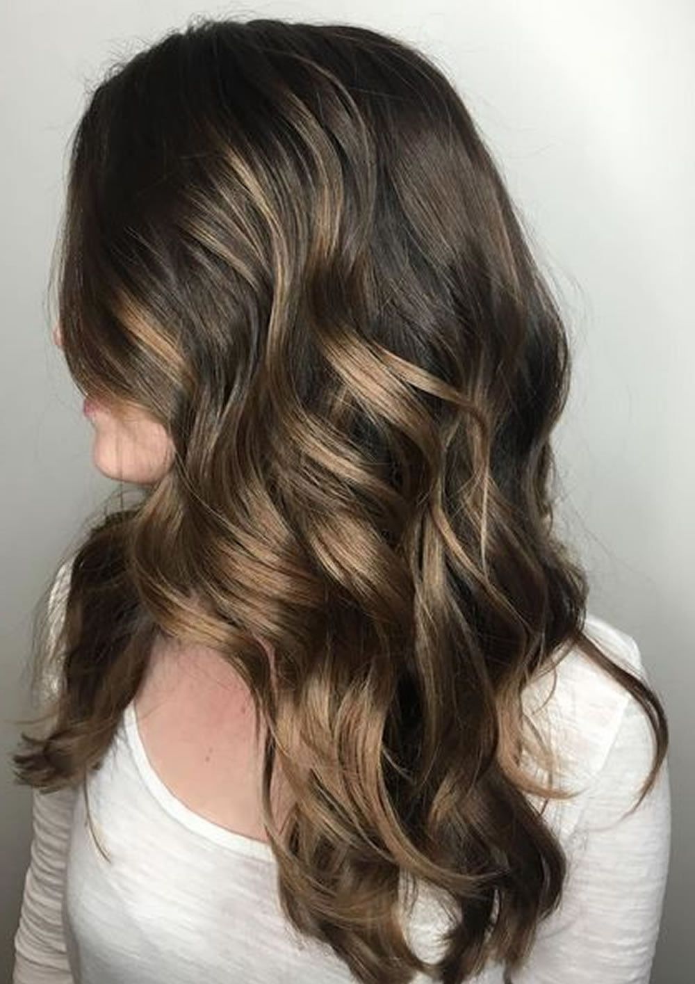 Balayage Ombre Highlights 2021: Dark, Brunette, Blonde Etc Throughout Ash Blonde Balayage Ombre On Dark Hairstyles (View 7 of 20)