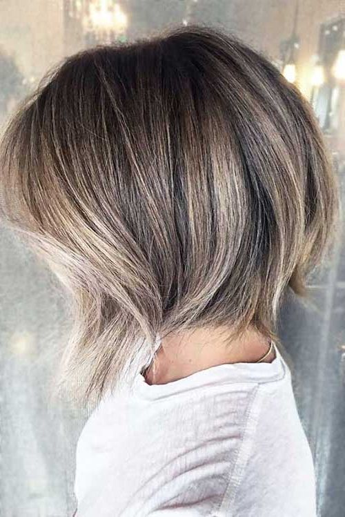 Chic Ideas About Short Ash Blonde Hairstyles | Short Inside Blonde Balayage Hairstyles On Short Hair (Gallery 19 of 20)