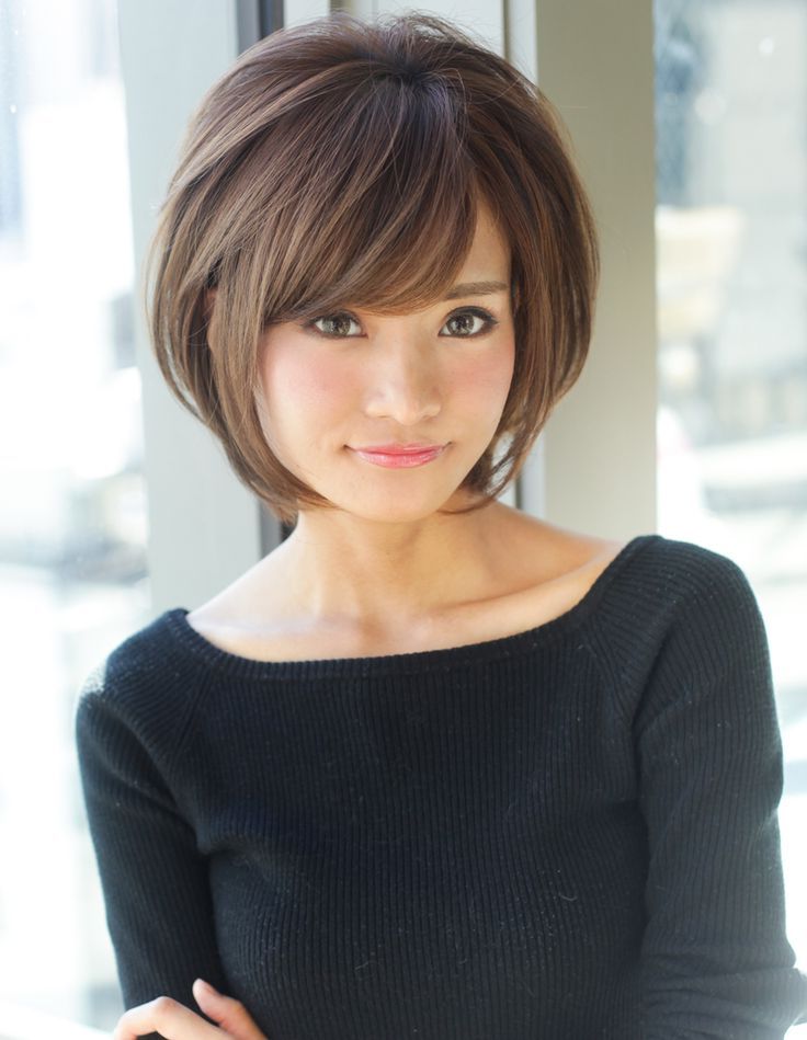 Chin Length Hairstyles With Bangs Pertaining To Most Popular Chin Length Bangs And Face Framing Layers Hairstyles (Gallery 20 of 20)