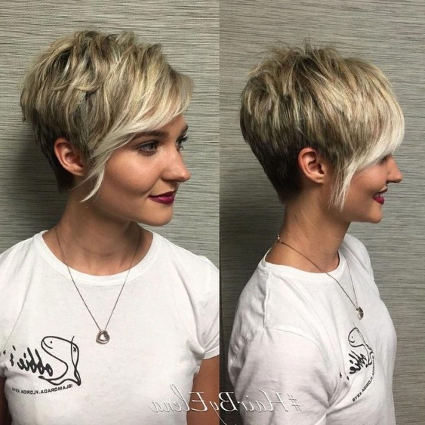 Edgy Asymmetrical Haircut #shortpixie In 2020 Regarding Widely Used Asymmetrical Pixie Hairstyles With Pops Of Color (Gallery 20 of 20)