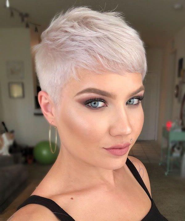 Famous Asymmetrical Pixie Hairstyles With Pops Of Color Intended For Short Pixie Asymmetrical Haircuts – 15+ (View 4 of 20)