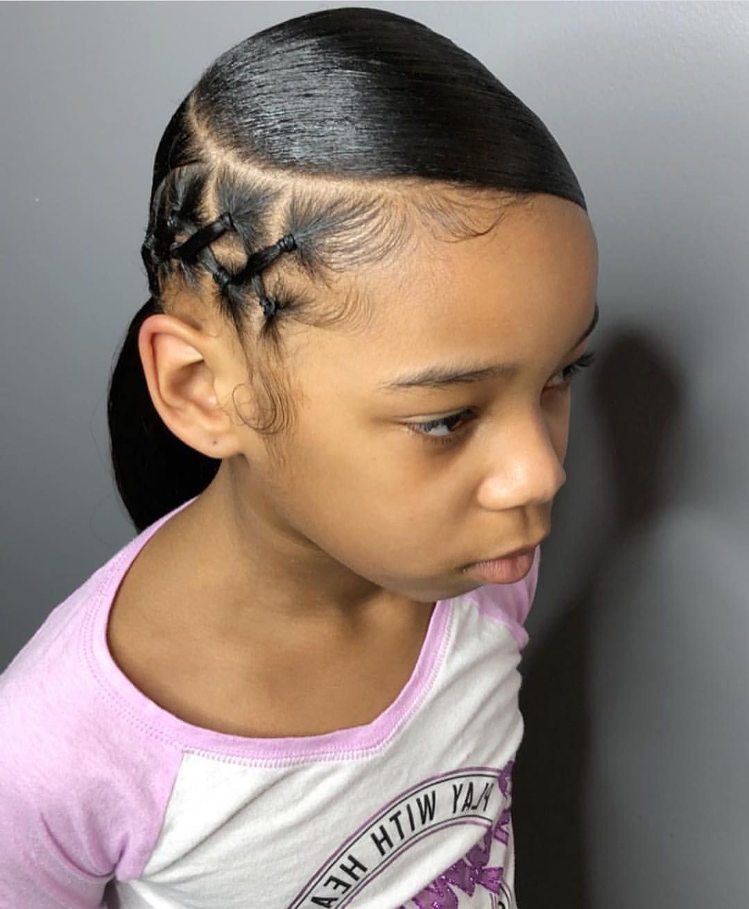 Latest Baby Ponytails Hairstyles Throughout So Creative And Cute💕love This Sleek Ponytail@thee (View 9 of 20)