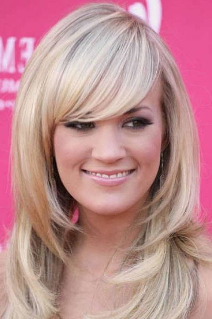 Latest Long Layers And Face Framing Bangs Hairstyles Regarding 50 Best Long Hairstyles With Bangs (View 8 of 20)