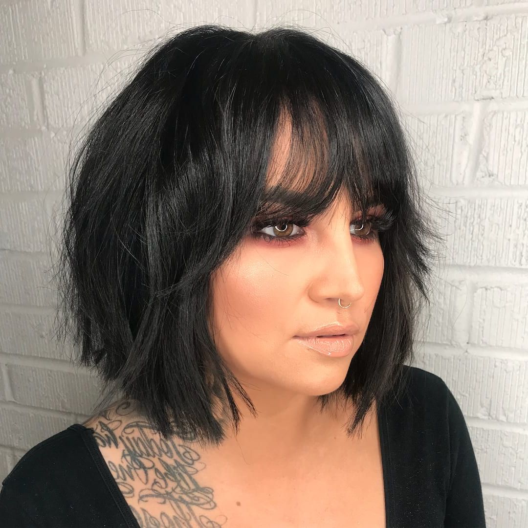 Layered Modern French Bob With Face Framing Fringe Bangs Within Shaggy Bob Hairstyles With Face Framing Highlights (Gallery 19 of 20)
