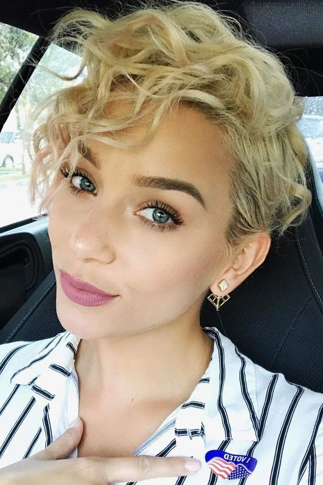 Pin On Hairs With Most Recent Pixie Undercuts For Curly Hair (Gallery 19 of 20)