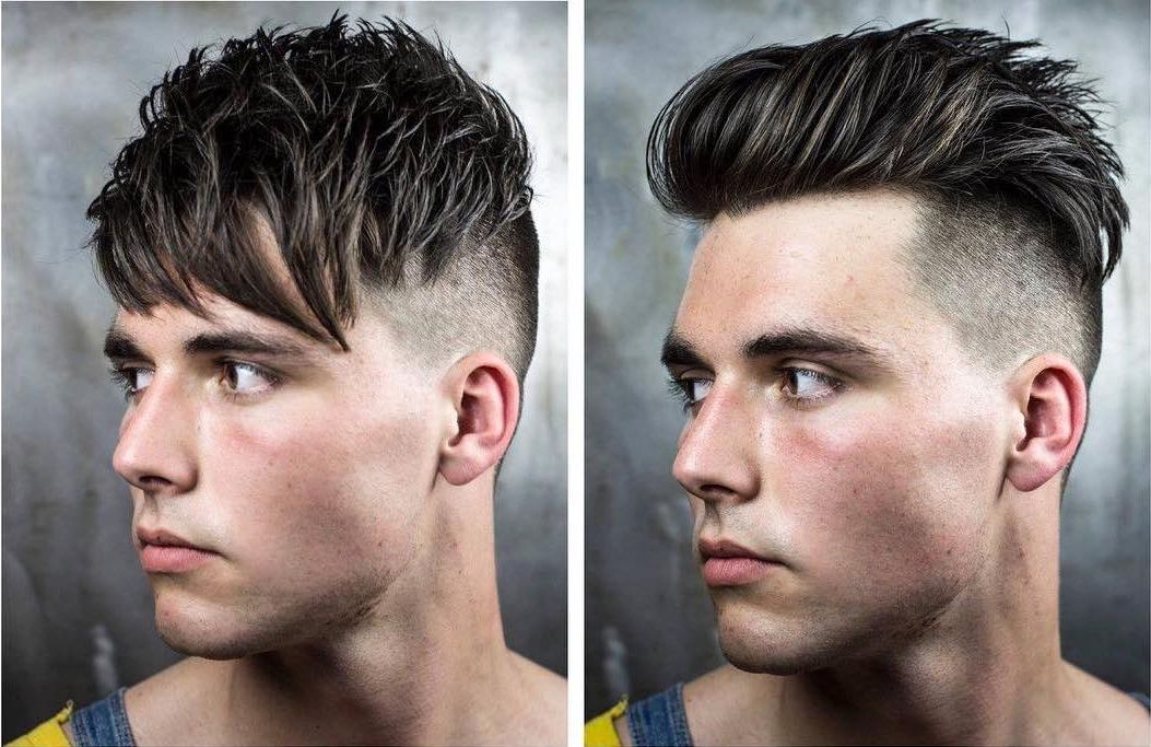 Top 21 Undercut Haircuts + Hairstyles For Men (2020 Update) Within Famous Contrasting Undercuts With Textured Coif (Gallery 20 of 20)