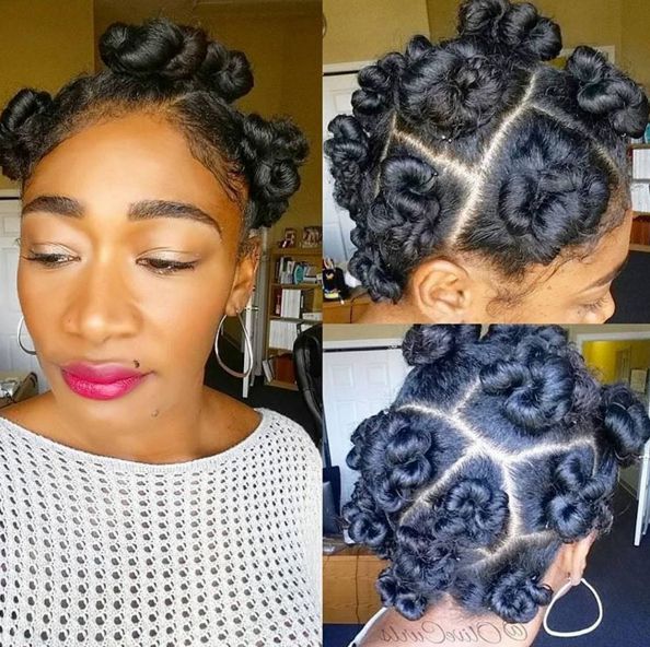 Well Known Bantu Knots Hairstyles Regarding Cute, Wearable Bantu Knots @olivecurls – Black Hair (View 18 of 20)