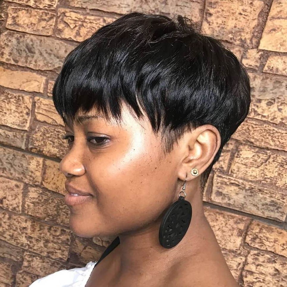 Well Liked Tapered Pixie Hairstyles With Extreme Undercut Inside Pixie Haircut Black Women – 10+ » Short Haircuts Models (View 6 of 20)