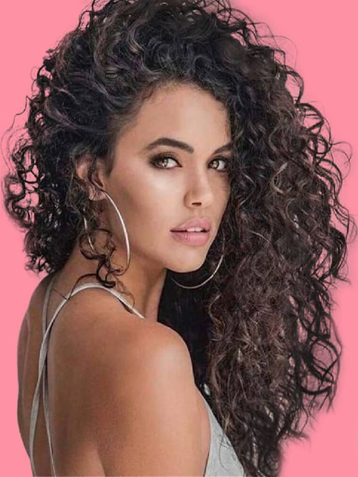 10 Stunning Long Curly Thick Hairstyles Designs In This Pertaining To 2020 Long Wavy Hairstyles With Bangs Style (View 1 of 20)