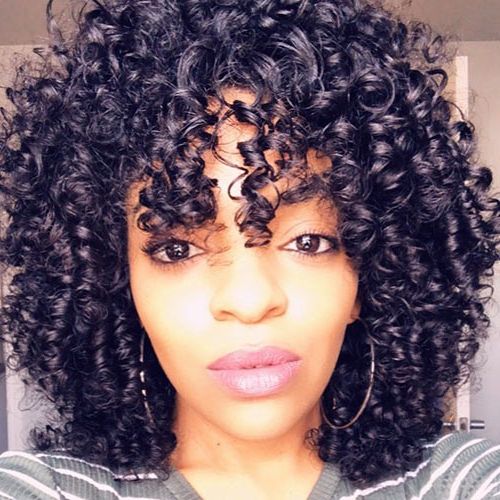 20 Most Incredible Curly Hairstyles With Bangs Intended For Most Popular Naturally Wavy Hairstyles With Bangs (View 12 of 20)