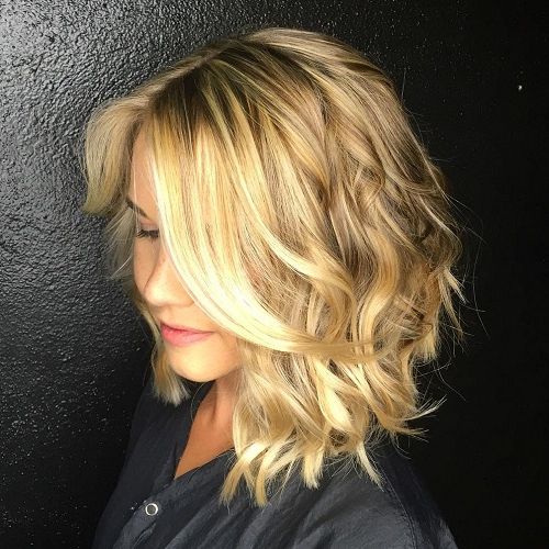 50 Wavy Bob Hairstyles – Short, Medium And Long Wavy Bobs Regarding Well Known Stacked Bob Hairstyles With Fringe And Light Waves (View 14 of 20)