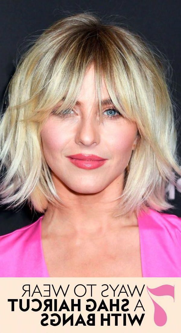 7 Ways To Wear A #shag Haircut With #bangs (View 8 of 20)
