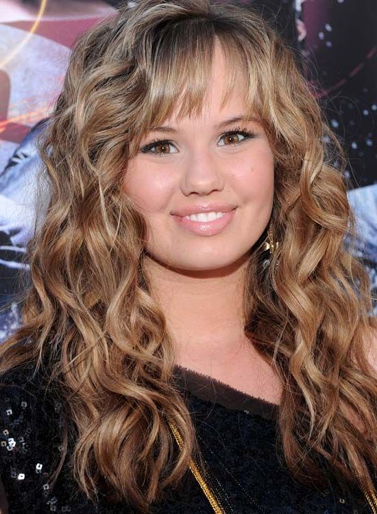 Curly Hair With Bangs Intended For Well Known Long Wavy Hairstyles With Bangs Style (View 8 of 20)