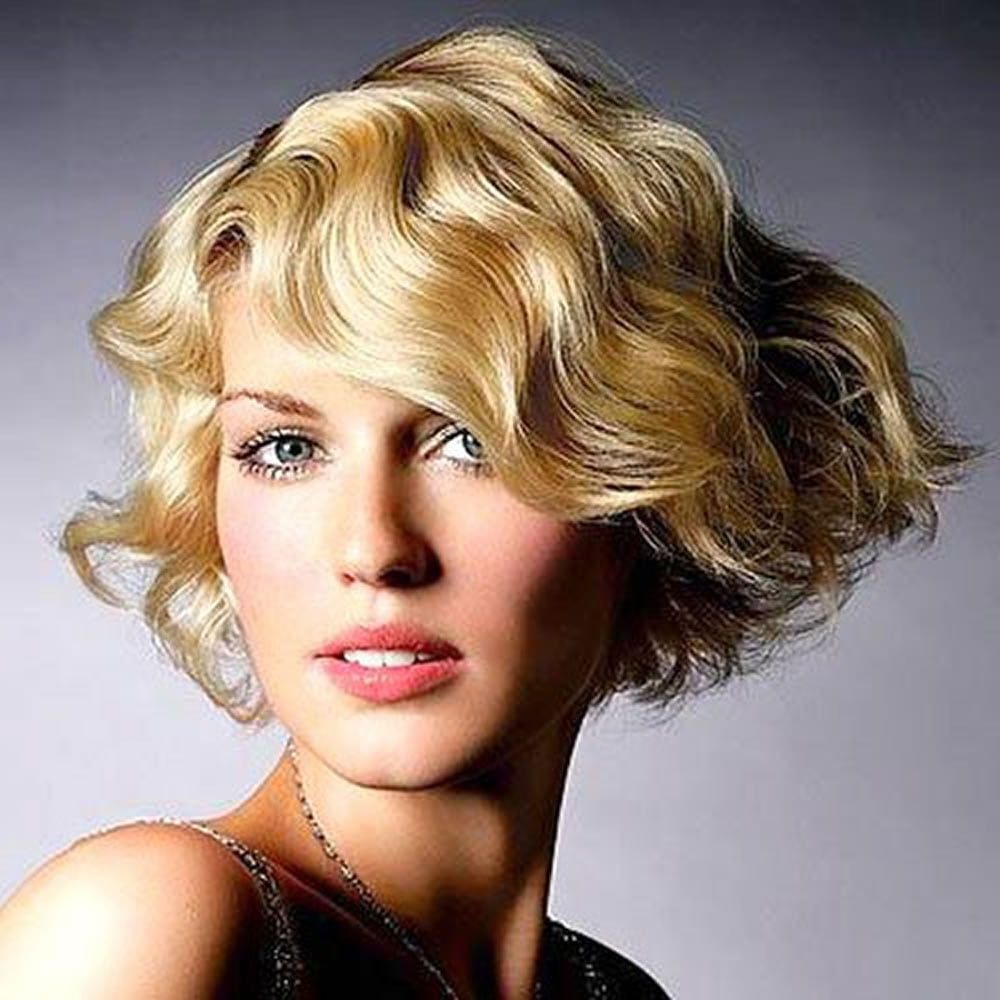 Current Soft Waves And Blunt Bangs Hairstyles Pertaining To 25 Modern Finger Wave Short Bob Haircut & Hairstyle Images (View 2 of 20)