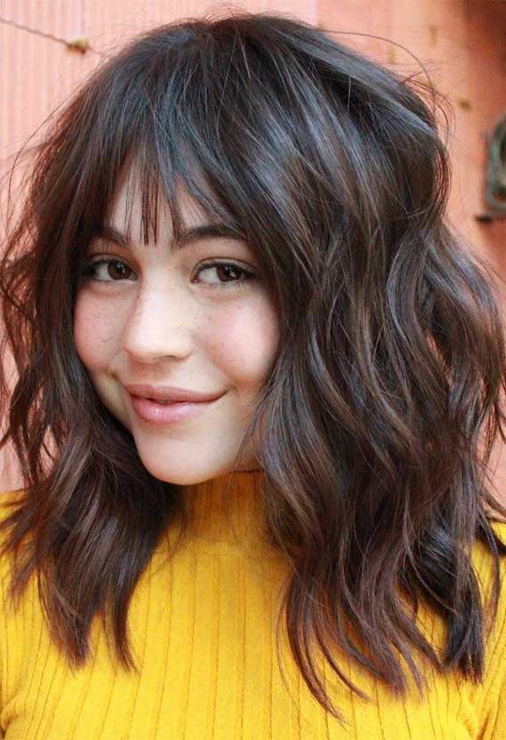 Cute Shag Haircuts, Best Shag Hairstyles, Shag With Bangs In Current Shag Hairstyles With Messy Wavy Bangs (View 8 of 20)
