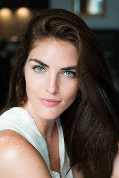 Hilary Rhoda's Long Hairstyle With Deep Side Part – Casual Regarding Widely Used Long Wavy Pixie Hairstyles With A Deep Side Part (View 16 of 20)