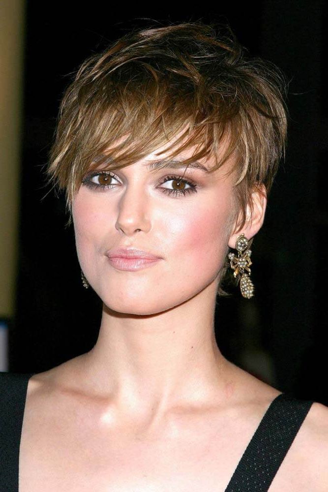 Latest Sculptured Long Top Short Sides Pixie Hairstyles Within Short Pixie Haircuts With Long Bangs – 25+ (View 5 of 20)