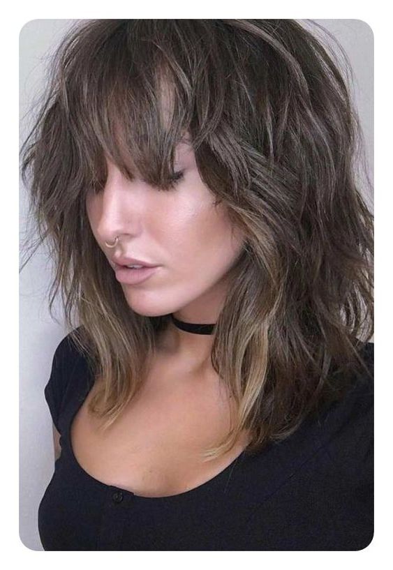 Recent Short Wavy Hairstyles With Straight Wispy Fringe With Regard To Wispy Bangs Styles And Looks (Gallery 20 of 20)