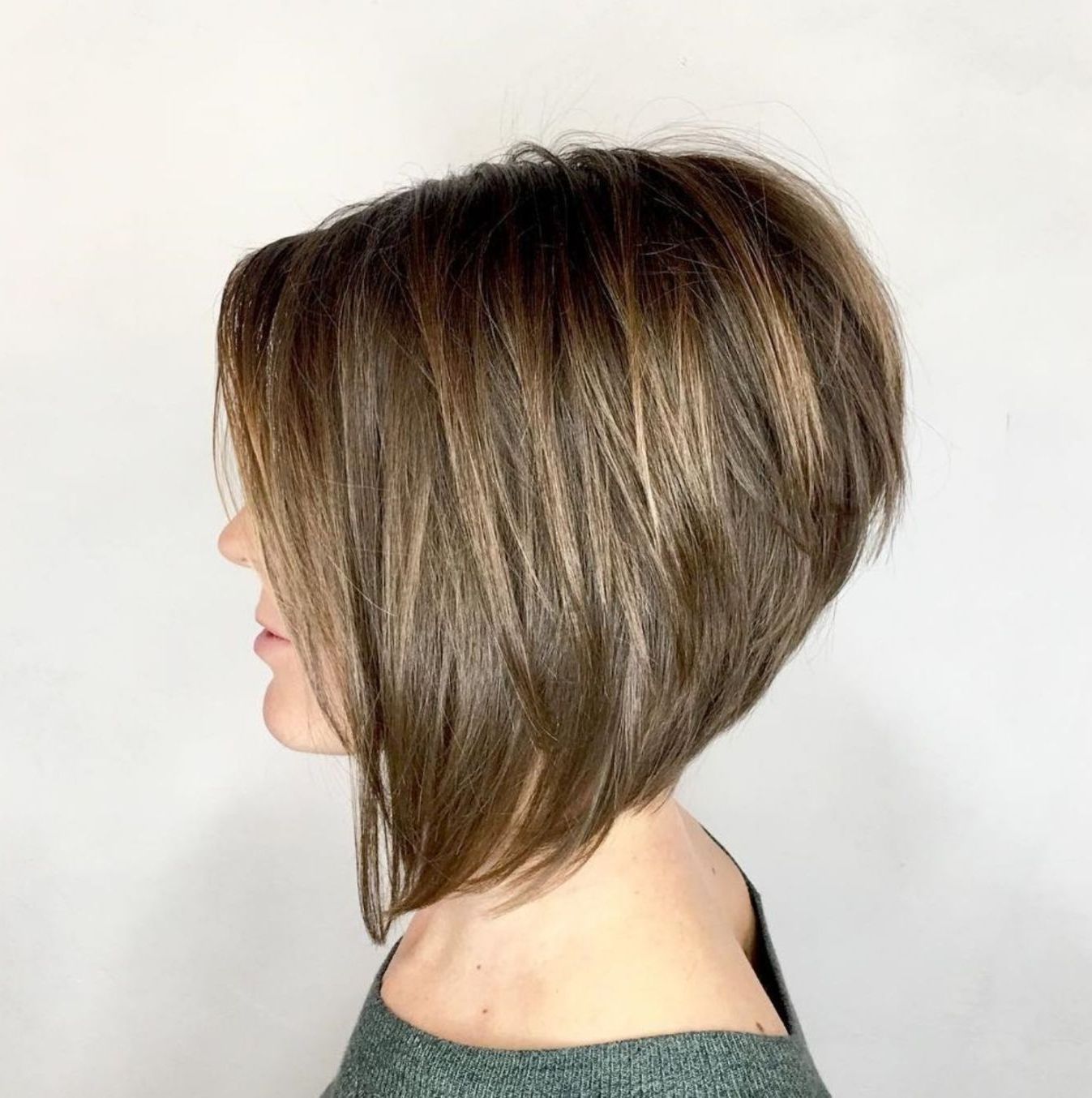 Stacked Haircuts For Trendy Stacked Bob Hairstyles With Fringe And Light Waves (View 8 of 20)