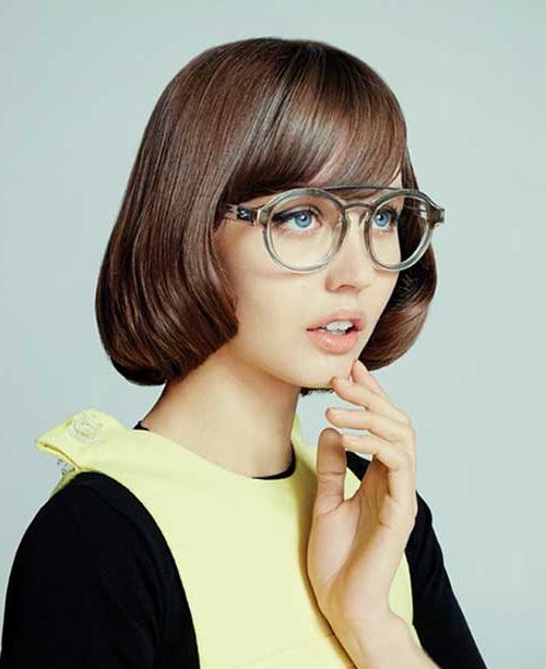 Trendy Cute French Bob Hairstyles With Baby Bangs Intended For 20 Chic Bob Hairstyles With Bangs (View 17 of 20)