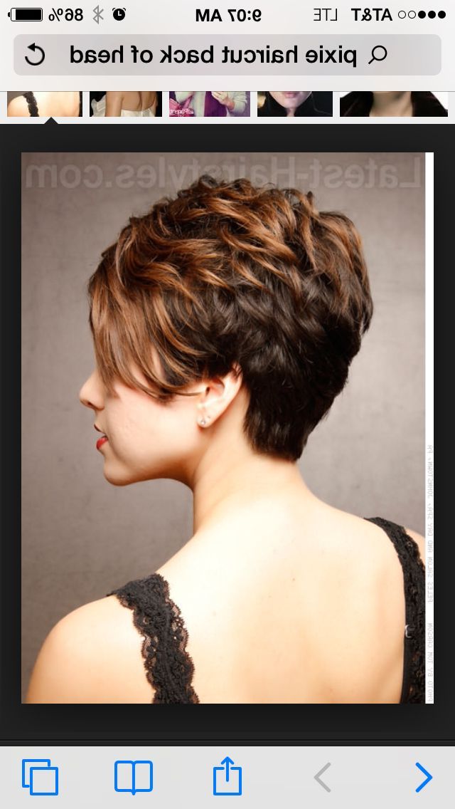 Trendy Long Pixie Haircuts With Soft Feminine Waves Throughout Pin On Pixie Hair Cuts (View 9 of 20)