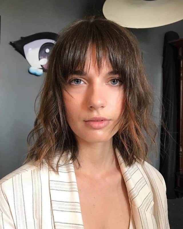 Widely Used Cute French Bob Hairstyles With Baby Bangs Inside 12 Cute & Easy French Bangs For 2020 – Hairstyle Camp (View 12 of 20)