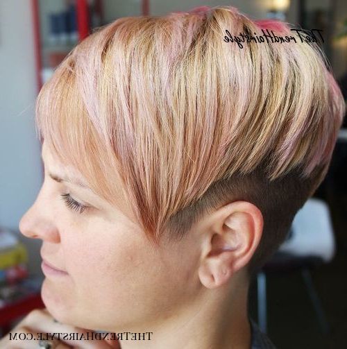 2017 Choppy Pixie Haircuts With Blonde Highlights For Super Short Bleached Style – Top 40 Hottest Very Short Hairstyles For (View 15 of 20)