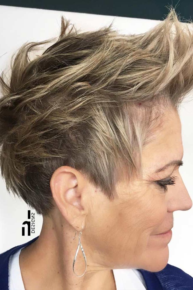 44 Pixie Haircuts For Women Over 50 To Enjoy Your Age With Well Liked Punky Pixie Haircuts For Over  (View 6 of 20)