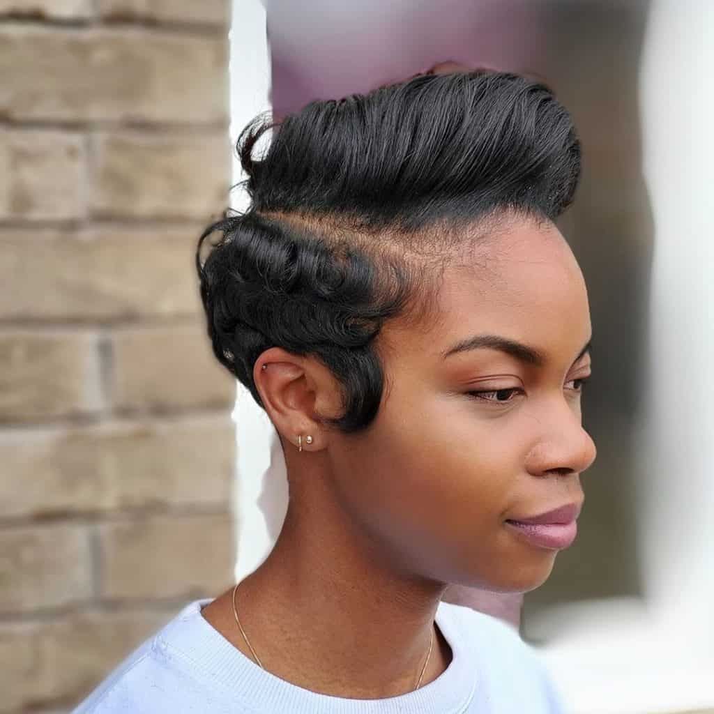 Black Beauty Bombshells Inside Well Known Dark And Sultry Pixie Haircuts (View 1 of 20)