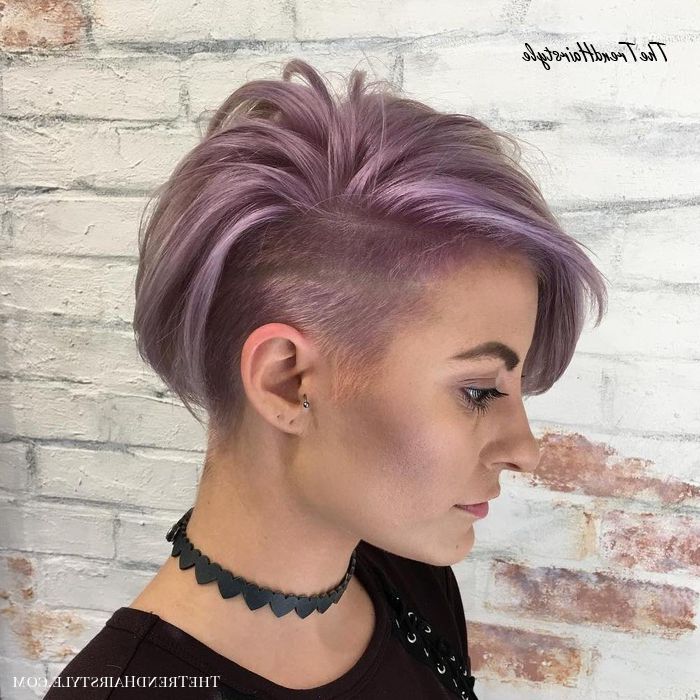 Feminine Pixie Cut With Asymmetrical Undercut – 20 Inspiring Pixie With Most Up To Date Asymmetrical Pixie Haircuts With Long Bangs (View 4 of 20)