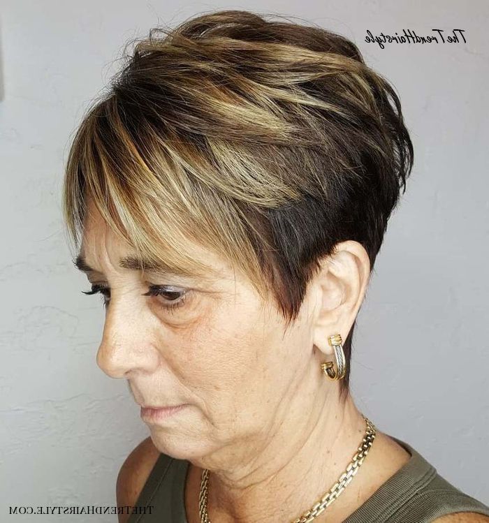 Golden Blonde Balayage For Women Over 60 – 20 Best Short Hairstyles And Regarding Most Recently Released Punky Pixie Haircuts For Over  (View 3 of 20)