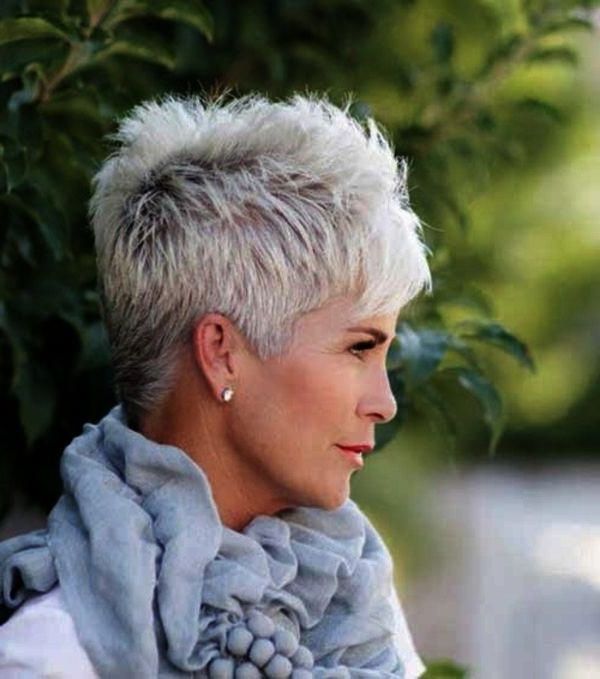 Haar Regarding Most Current Gray Pixie Haircuts For Older Women (View 2 of 20)