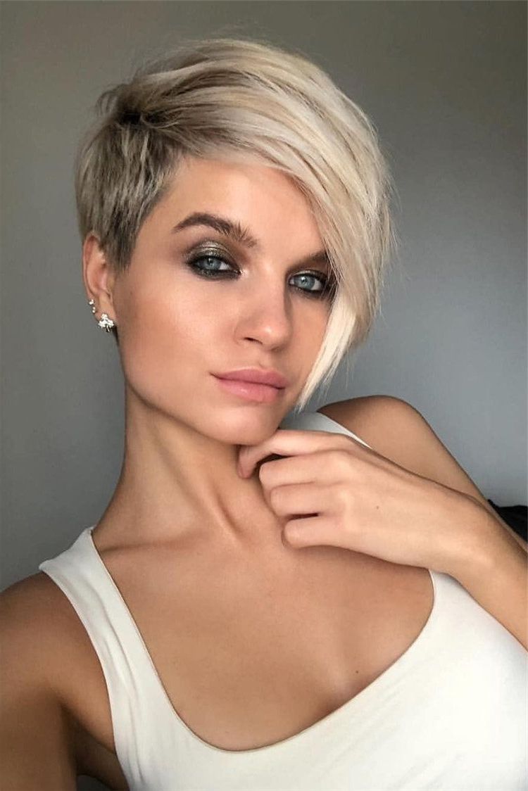 Most Popular Asymmetrical Pixie Haircuts With Long Bangs Inside Pin On Hairstyles (Gallery 20 of 20)