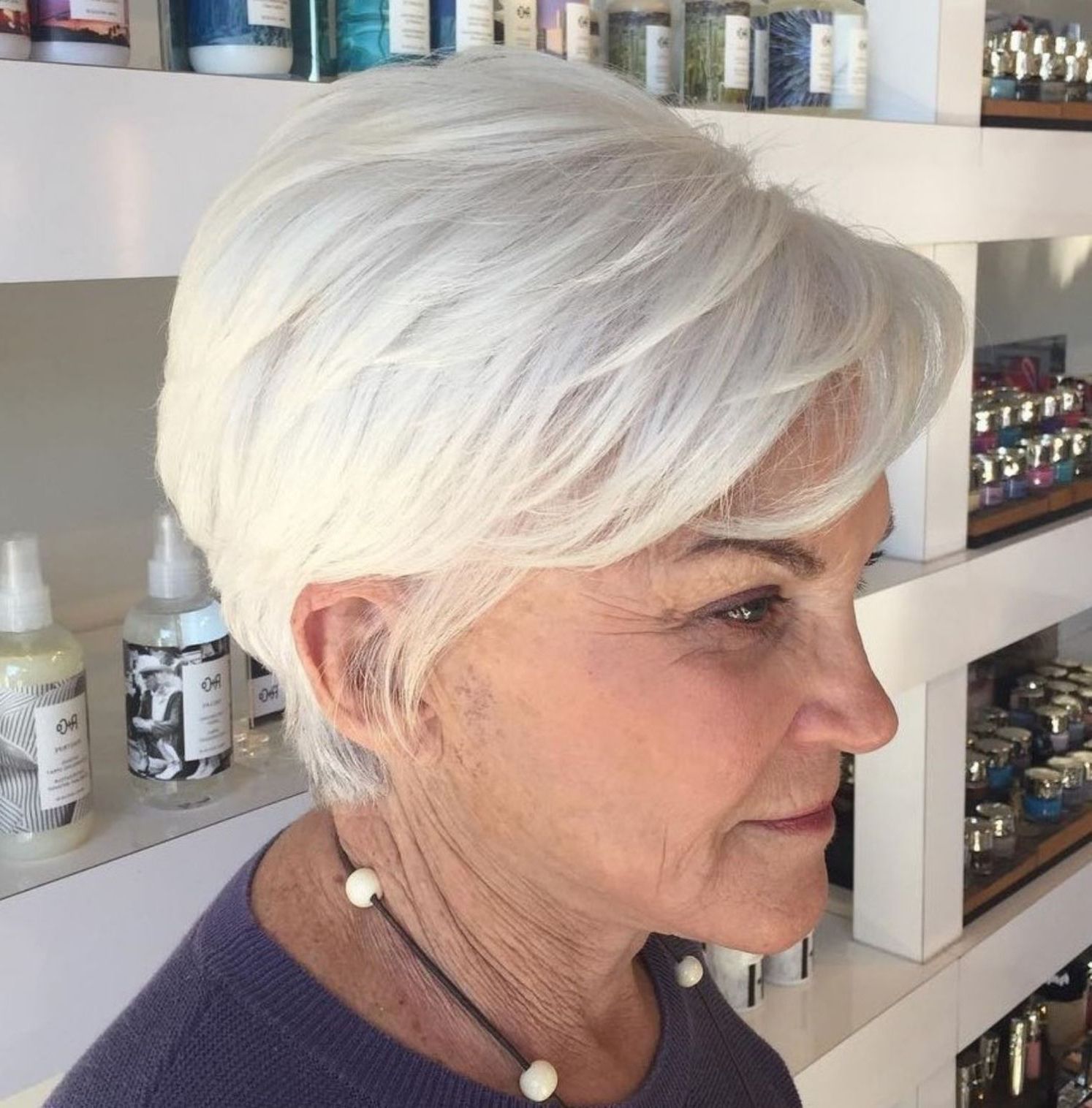 Most Popular Punky Pixie Haircuts For Over 60 Throughout 60+ White Layered Pixie (View 17 of 20)
