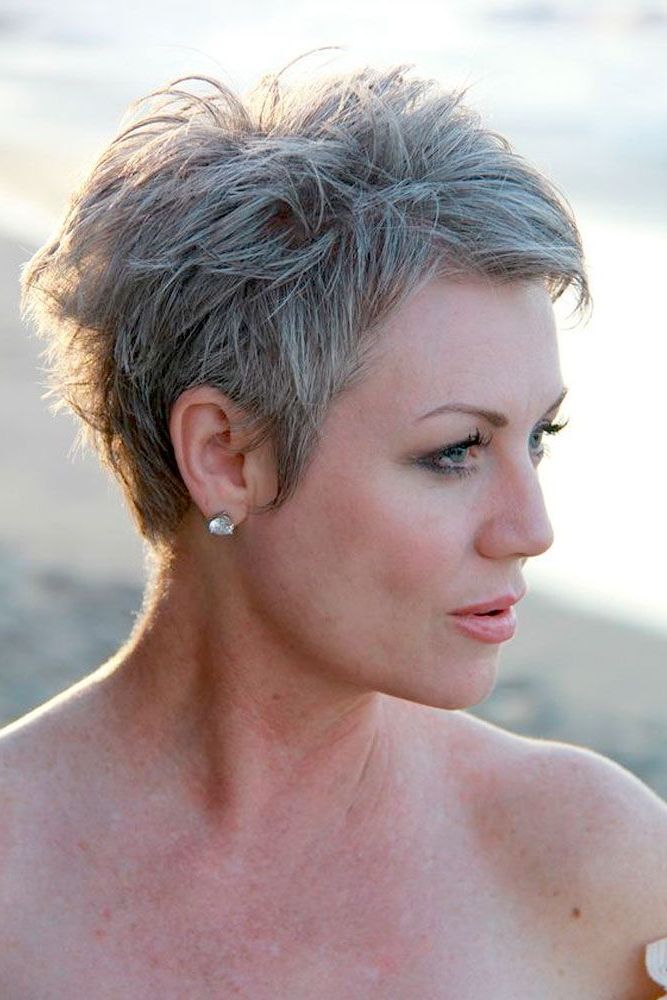Most Recently Released Gray Pixie Haircuts For Older Women Inside 80+ Stylish Short Hairstyles For Women Over  (View 6 of 20)