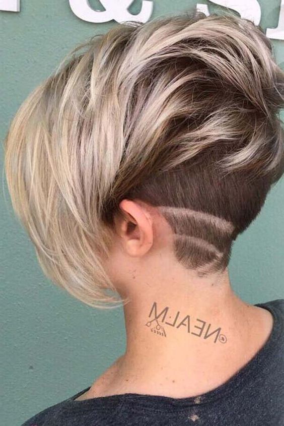 Popular Undercut Pixie Hairstyles For Thin Hair Inside 30 Of The Best Nape Undercut Hairstyles (Gallery 20 of 20)