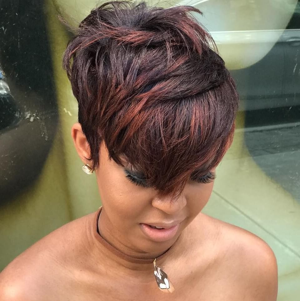 Short Pixie Haircuts For African American Hair – 20+ Within 2018 Gray Pixie Afro Hairstyles (View 5 of 20)