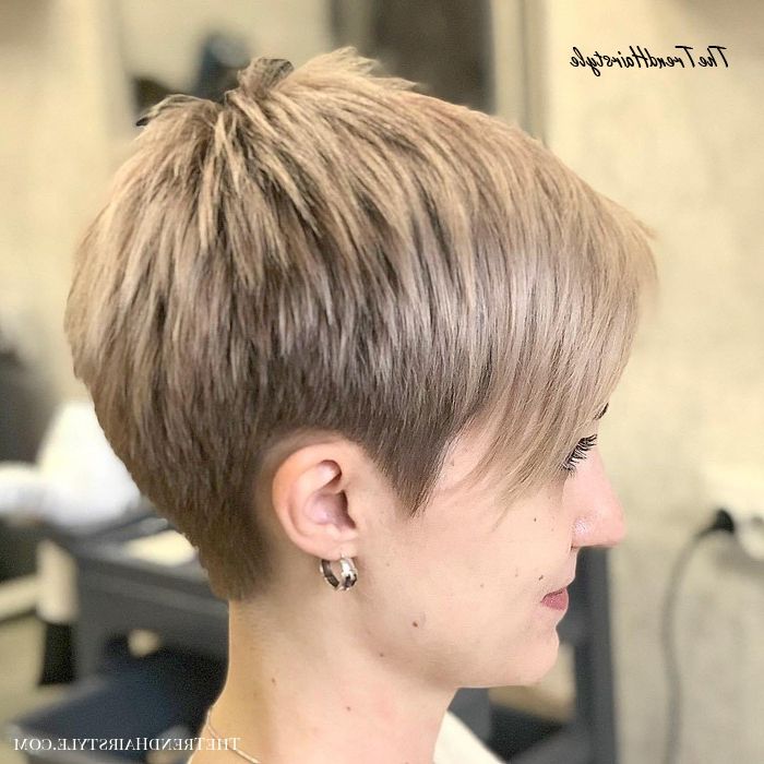 Tapered Pixie With Long Bangs – Pixie Haircuts With Bangs – 50 Terrific With Regard To 2018 Pixie Hairstyless With Wispy Bangs (View 10 of 20)