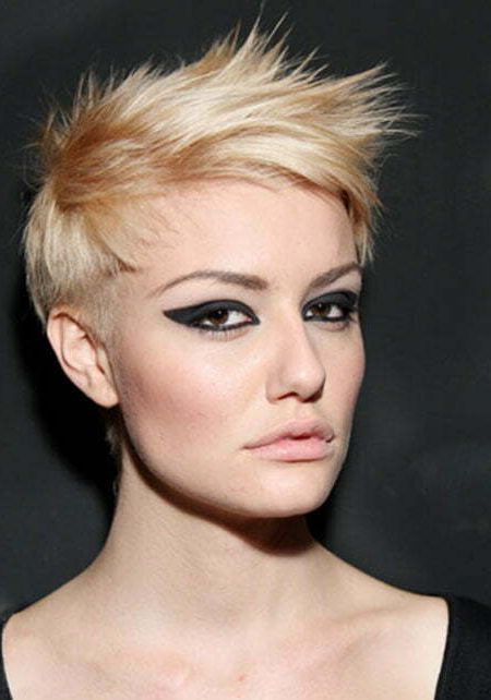 Well Known Very Short Pixie Haircuts With A Razored Side Part Inside Short Blonde Pixie Hairstyles 2013 –  (View 6 of 20)