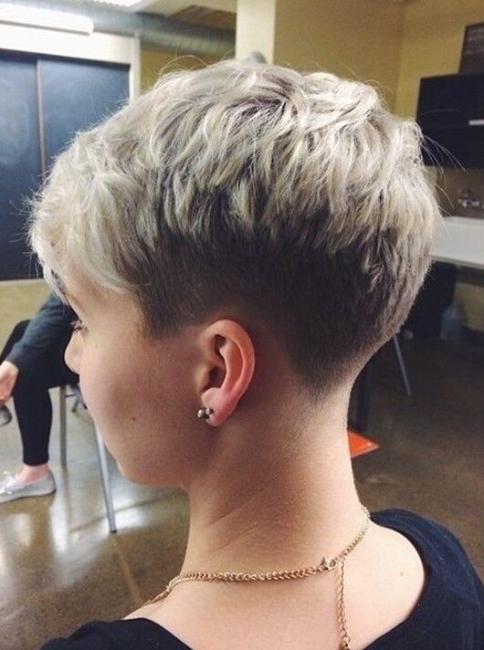 Well Liked Very Short Pixie Haircuts With A Razored Side Part In Summer Hair Idea: Grey/silver Pixie Cut For Any Ages – Hairstyles Weekly (View 3 of 20)