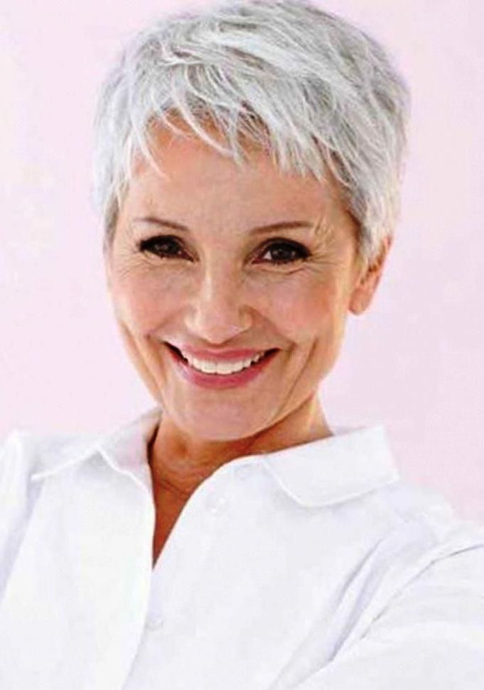 Widely Used Gray Pixie Haircuts For Older Women Within Pixie Haircuts For Older Women – Fantasies Hair #olderwomenhairstyles (View 18 of 20)
