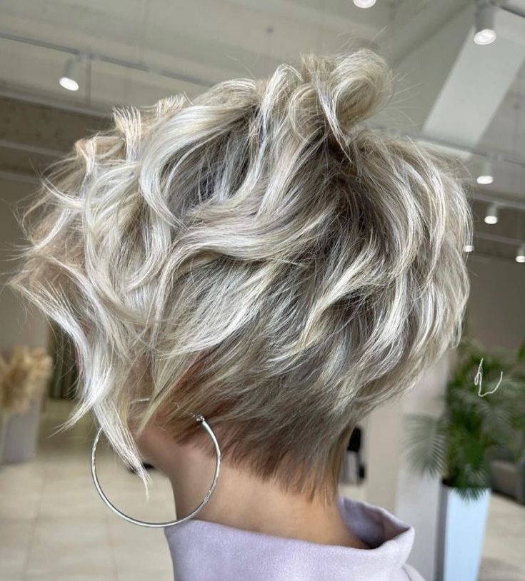 10 Pretty Short Wavy Hairstyles With New Texture & Volume Twists – Pop  Haircuts | Messy Short Hair, Short Wavy Haircuts, Short Wavy Hair With Regard To Voluminous Pixie Hairstyles With Wavy Texture (View 5 of 20)