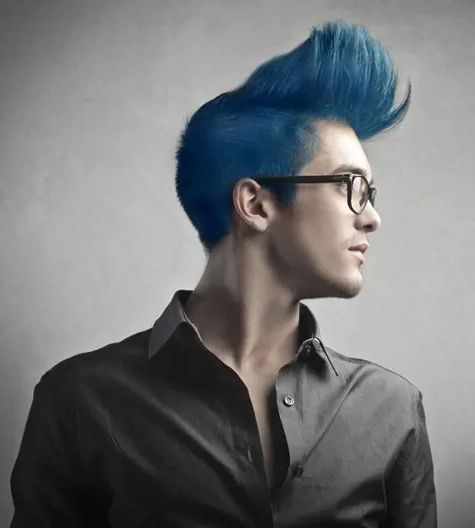 12 Best Punk Hairstyles For Men For That Modern Looks! Regarding Blue Punky Pixie Hairstyles With Undercut (View 19 of 20)
