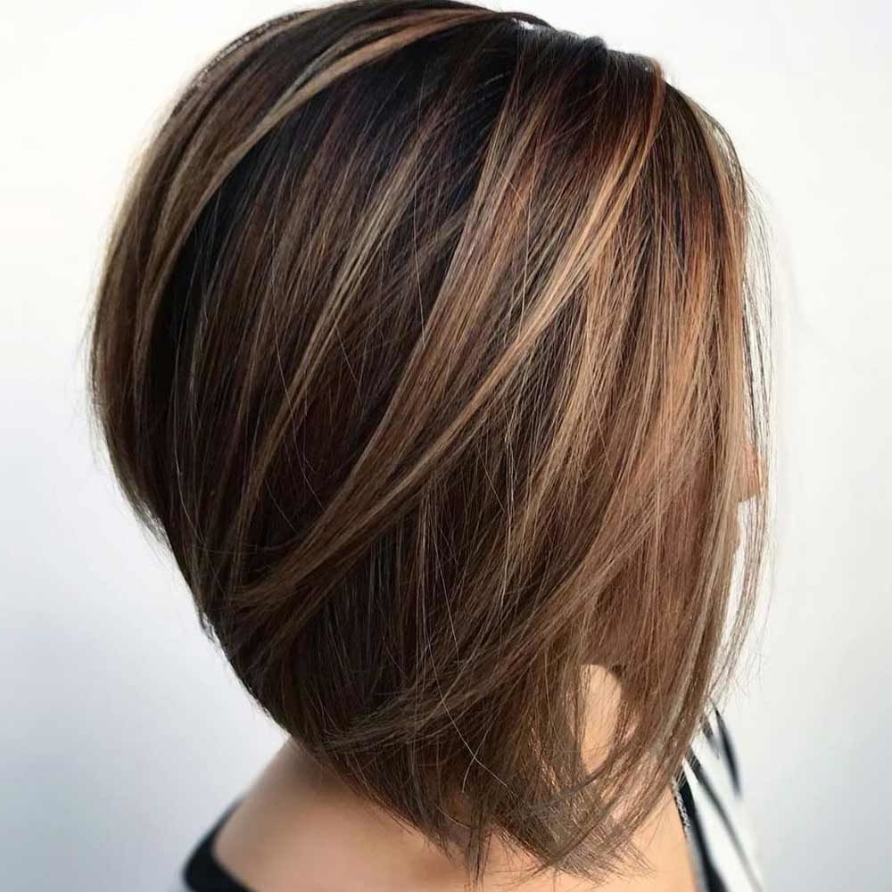 137 Medium Length Hairstyles – Love Hairstyles Inside Most Recently Released Straight Mid Length Chestnut Hairstyles With Long Bangs (View 11 of 20)
