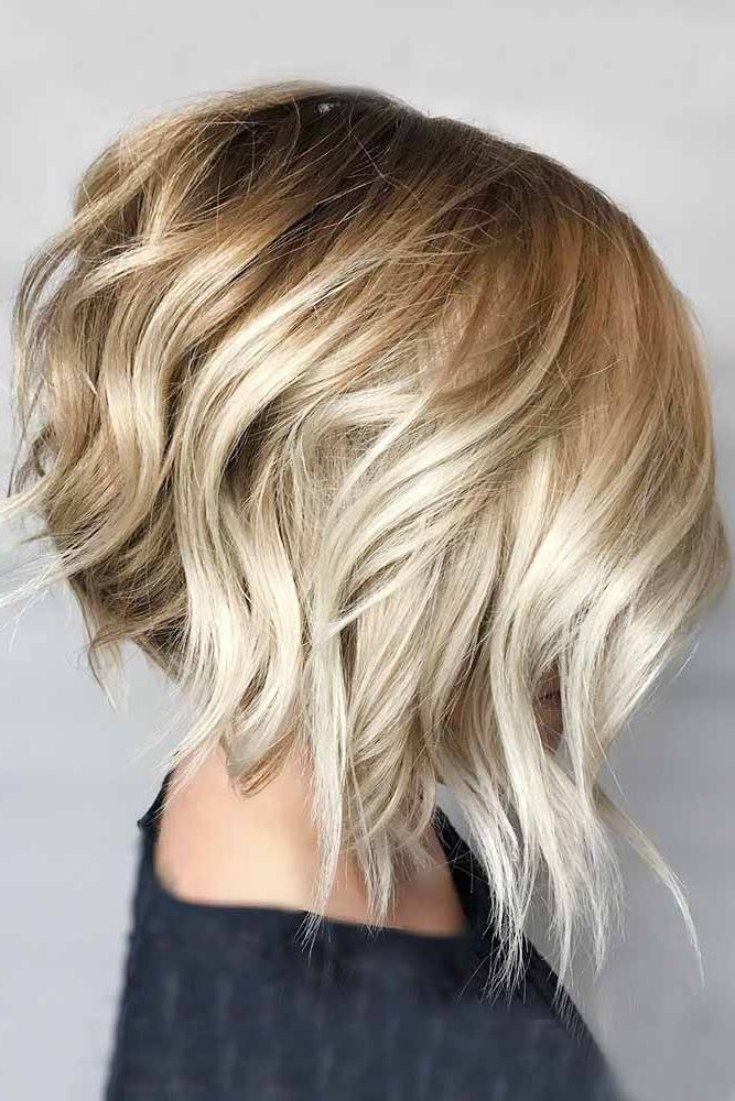 170 Fantastic Bob Haircut Ideas – Love Hairstyles Intended For Messy, Wavy & Icy Blonde Bob Hairstyles (View 5 of 20)