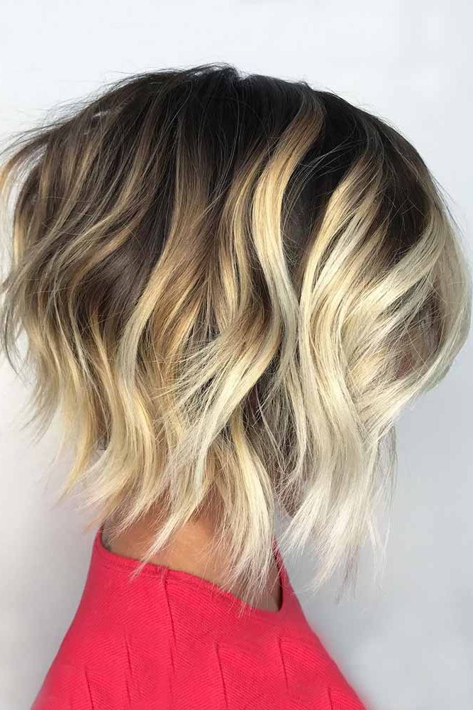 170 Fantastic Bob Haircut Ideas – Love Hairstyles Within Messy, Wavy &amp; Icy Blonde Bob Hairstyles (View 11 of 20)