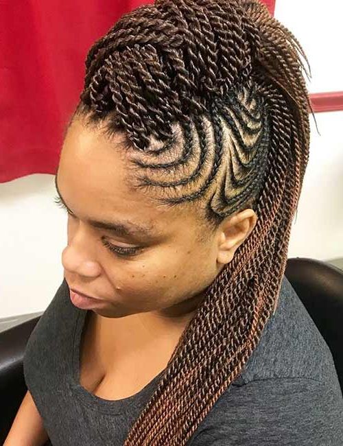 18 Best Braided Mohawk Hairstyles 2022 | Hottest Styles For Women – Hair  Everyday Review With Braided Mohawk Hairstyles For Short Hair (View 9 of 20)