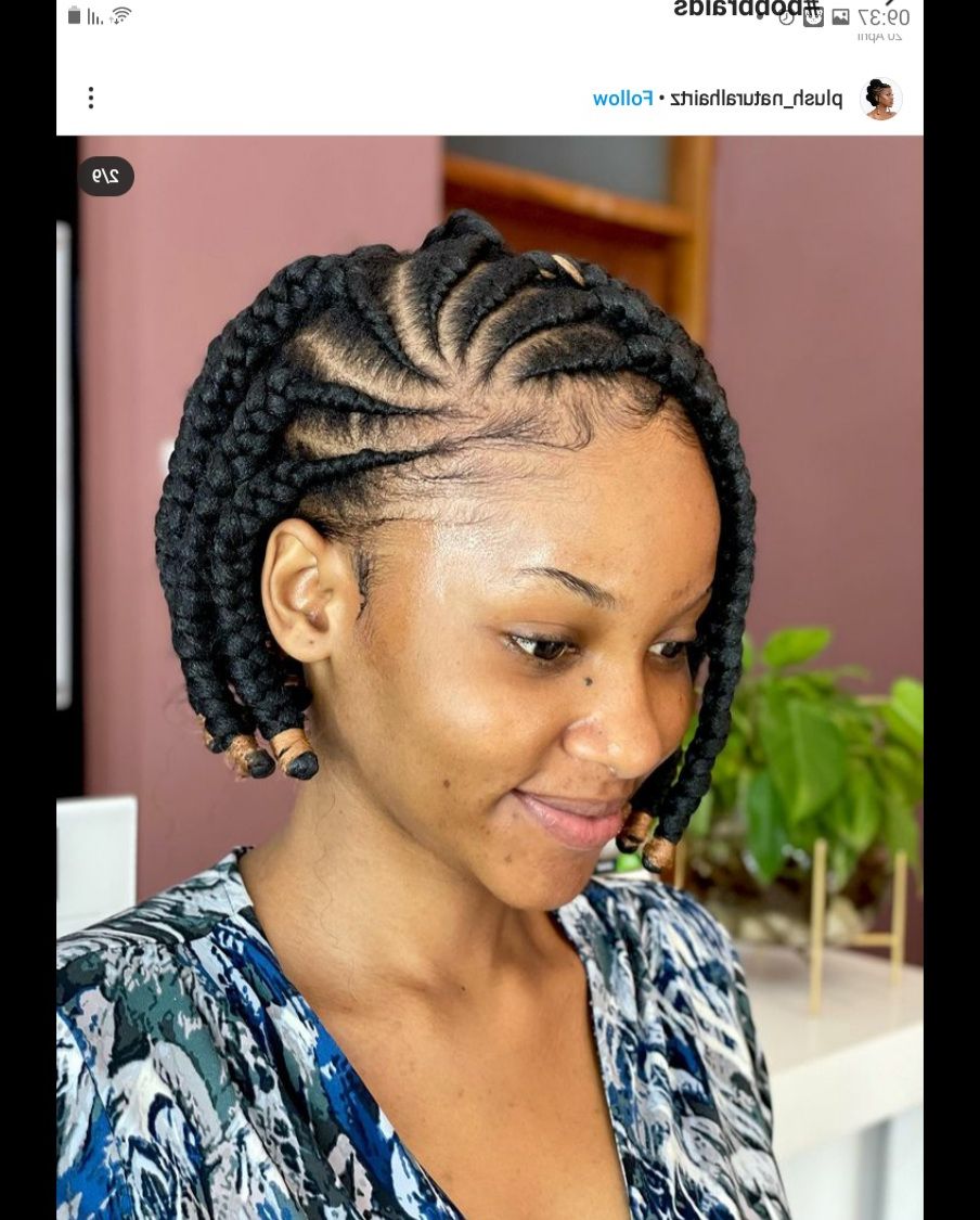 20 Beautiful Bob Braids You Will Love – The Glossychic With Braided Bob Short Hairstyles (Gallery 19 of 20)