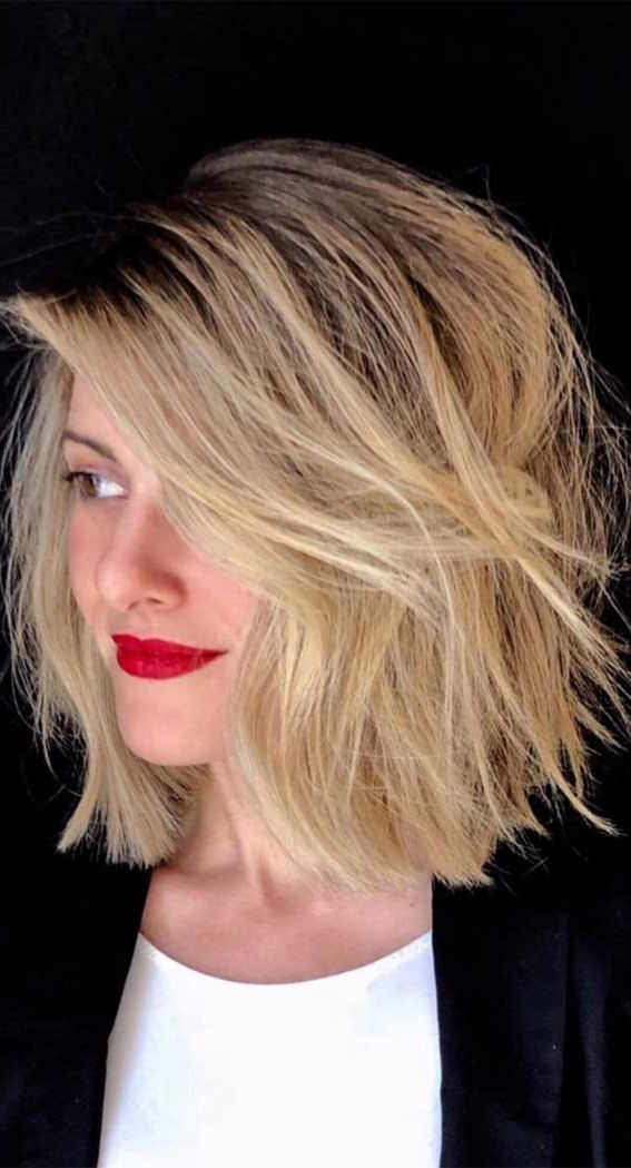 20 Best Lob Hairstyles 2020 { The Perfect Haircuts } 1 – Fab Mood | Wedding  Colours, Wedding Themes, Wedding Colour Palettes Throughout Side Pinned Lob Hairstyles (Gallery 20 of 20)