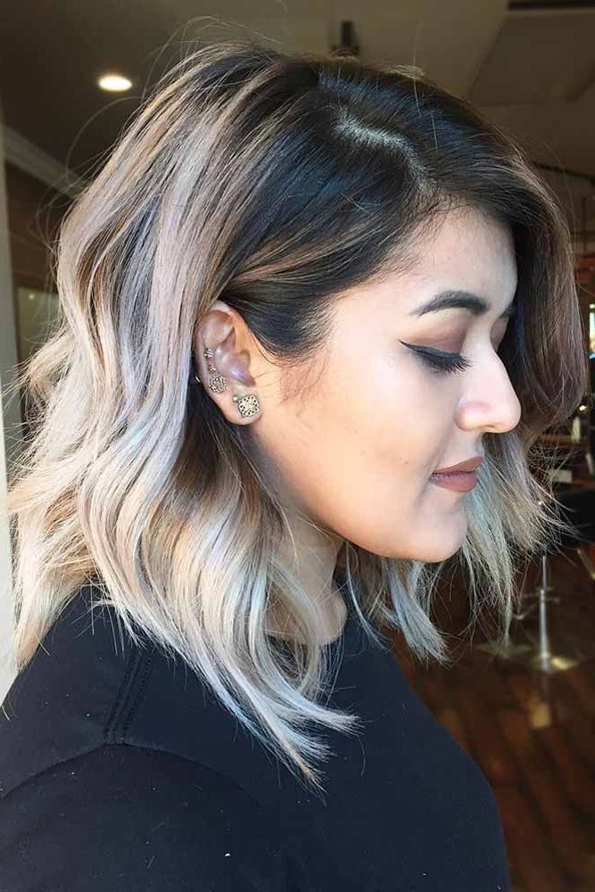 2018 Blonde Waves Haircuts With Dark Roots For Pin On Haircut Idea (View 17 of 20)